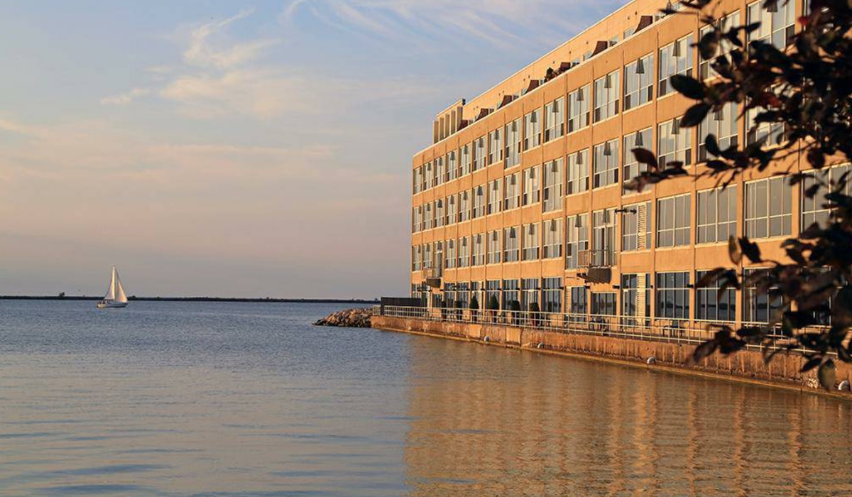 a large ship in a body of water